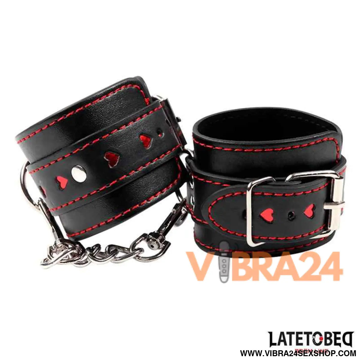 Ankle Cuff with chain and Hearts