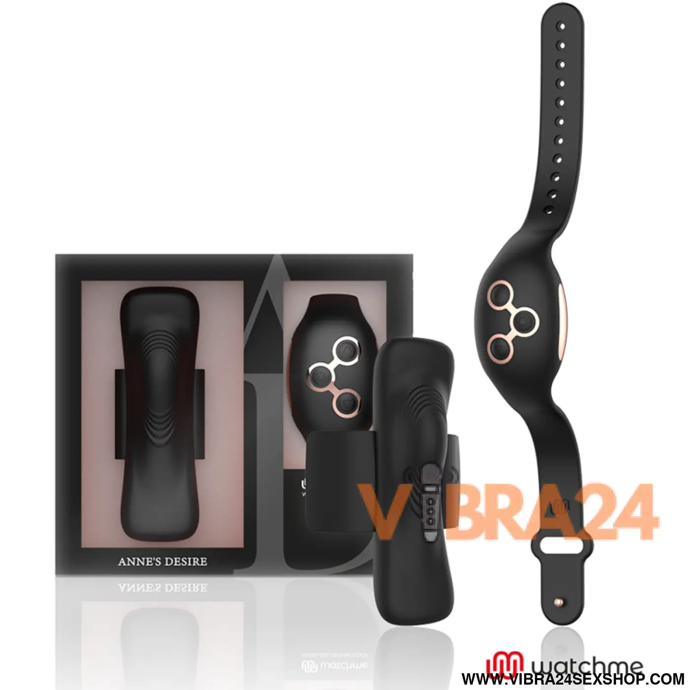 ANNES DESIRE - PANTY PLEASURE TECNOLOG A WATCHME PRETO/OURO