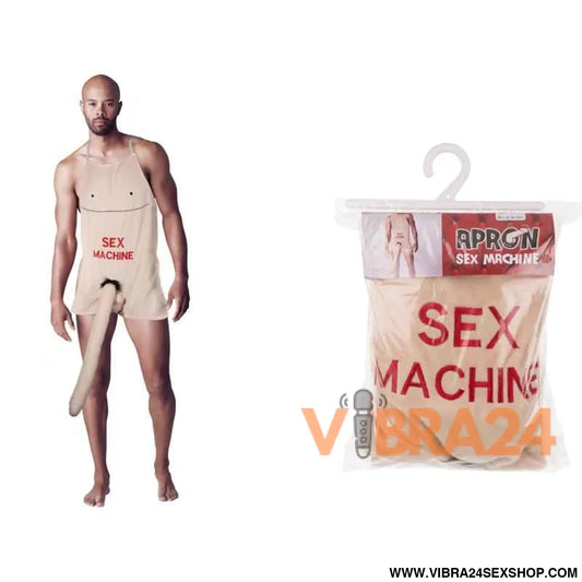 Apron with Plush Penis Sex Machine