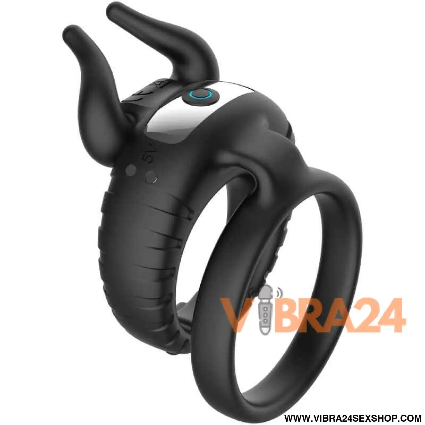 ARMONY - BULLS PASION VIBRADOR DE ANEL 10 VELOCIDADES PRETO - VIBRA24 SEXSHOP