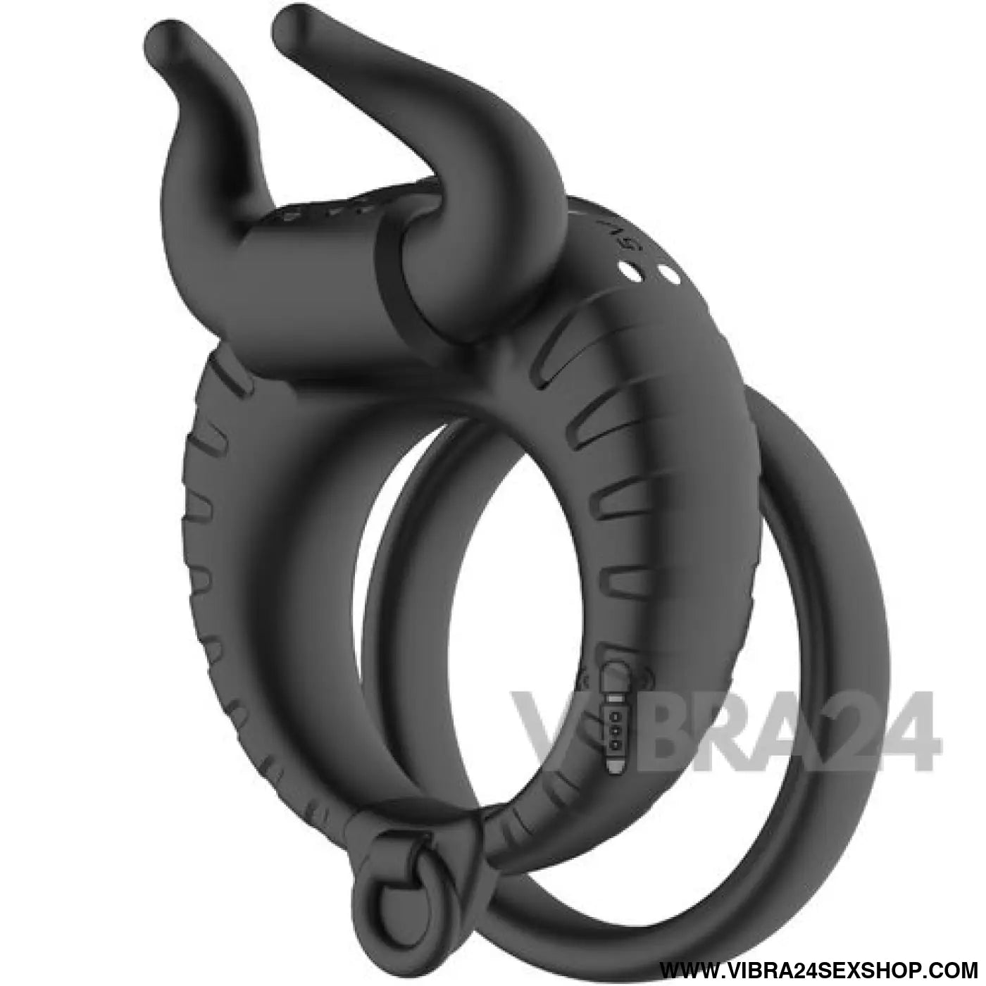 ARMONY - Anel Vibrador 10 Velocidades Preto Bulls Pasion