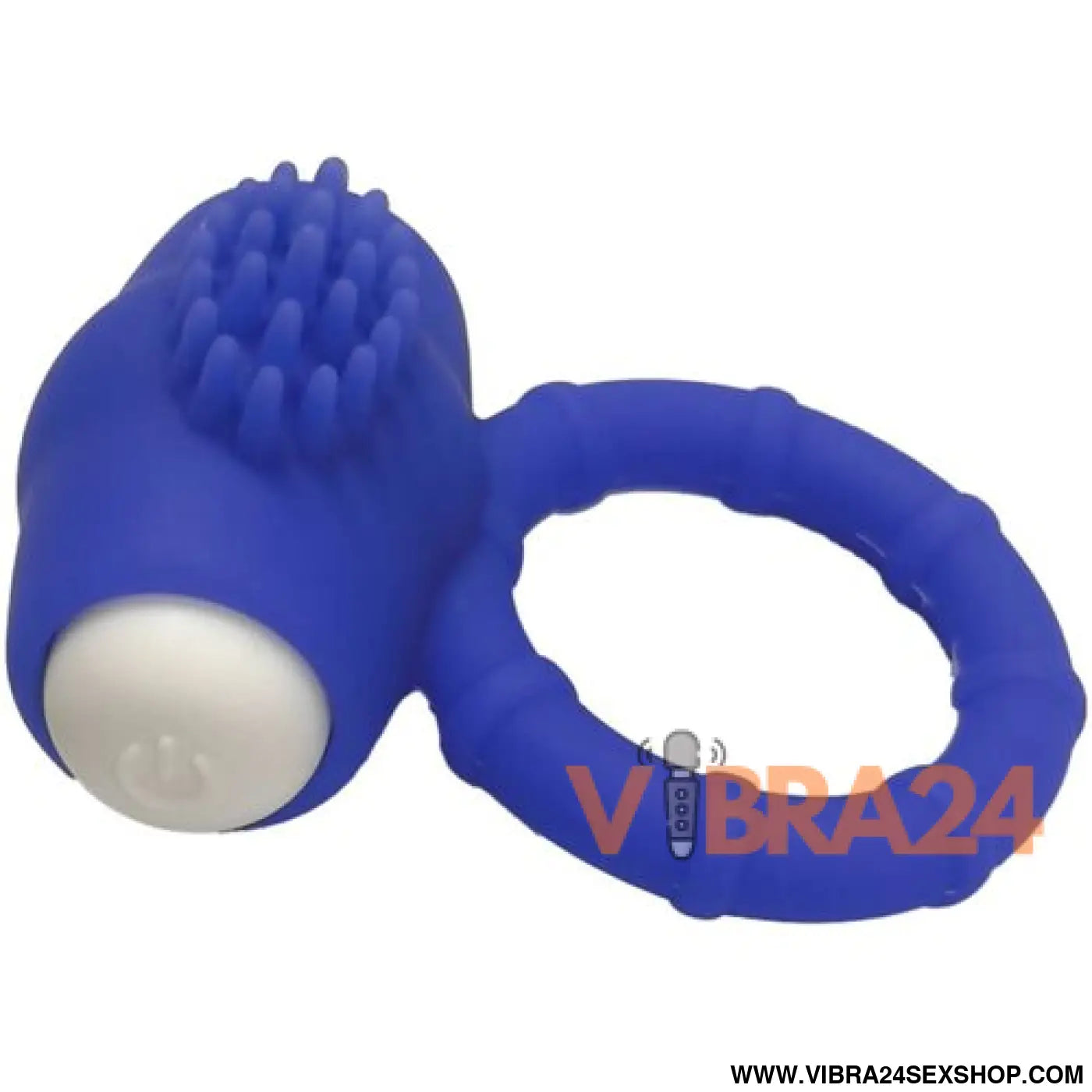 Armony - Anel Vibrador Silicone Azul para Prazer Intenso