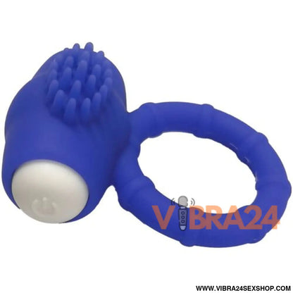 Armony - Anel Vibrador Silicone Azul para Prazer Intenso