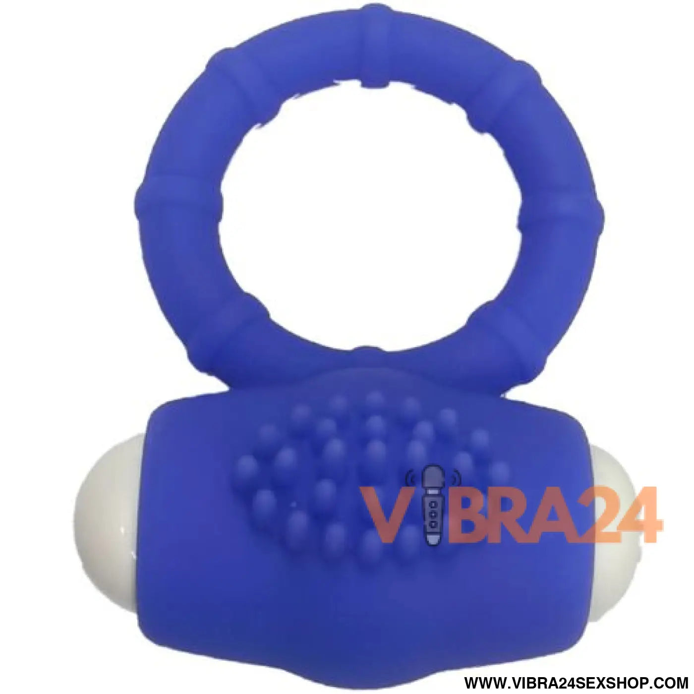 Armony - Anel Vibrador Silicone Azul para Prazer Intenso