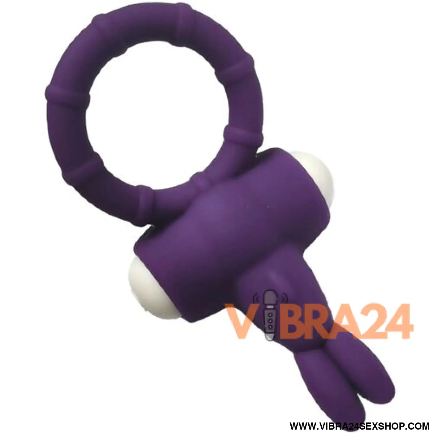 ARMONY - Anel Vibrador Silicone Roxo para Prazer Intenso - VIBRA24 SEXSHOP