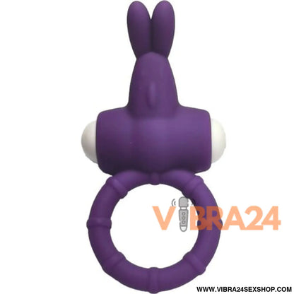 ARMONY - Anel Vibrador Silicone Roxo para Prazer Intenso - VIBRA24 SEXSHOP