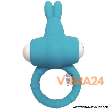 ARMONY - Anel Vibrador Silicone Verde MS Bunny - VIBRA24 SEXSHOP