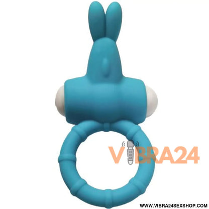 ARMONY - Anel Vibrador Silicone Verde MS Bunny - VIBRA24 SEXSHOP
