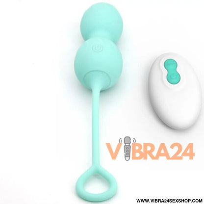 Armony - Dumbbell Vaginal com Controle Remoto, 10 Níveis de Intensidade, Verde - VIBRA24 SEXSHOP