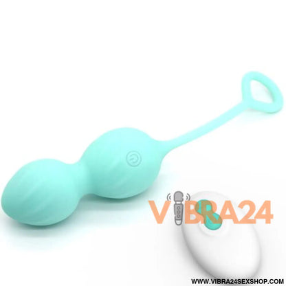 Armony - Dumbbell Vaginal com Controle Remoto, 10 Níveis de Intensidade, Verde - VIBRA24 SEXSHOP