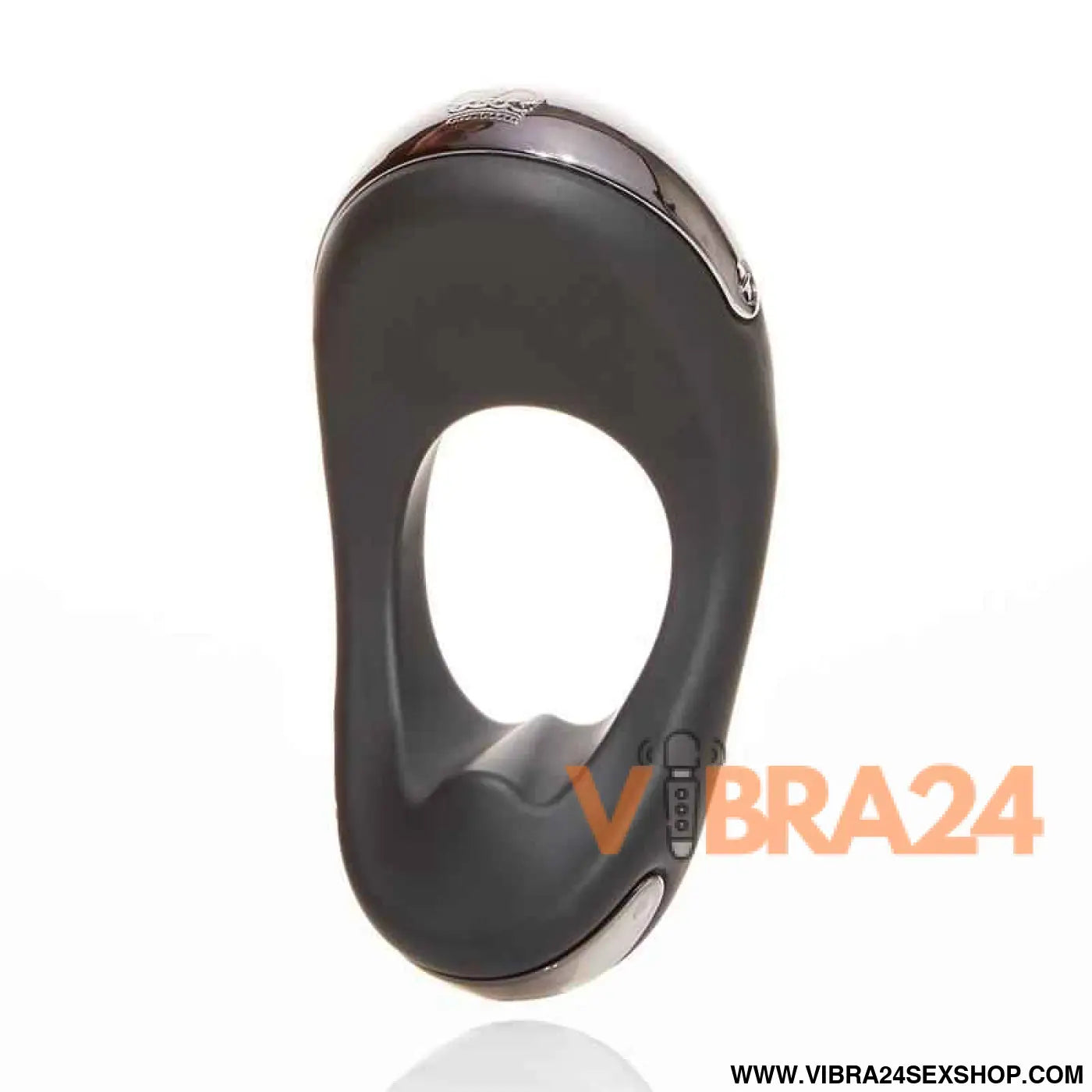 Atom Plus Virbrating Penis Ring and Perianal Stimulator Black