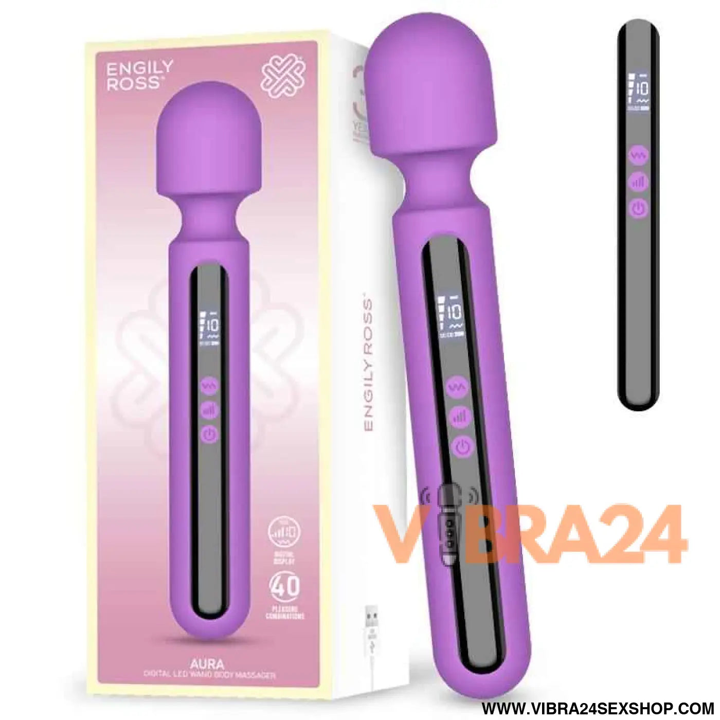 Aura Wand Massager with Digital Led Screen Big Size and Powerfull 29.5 cm