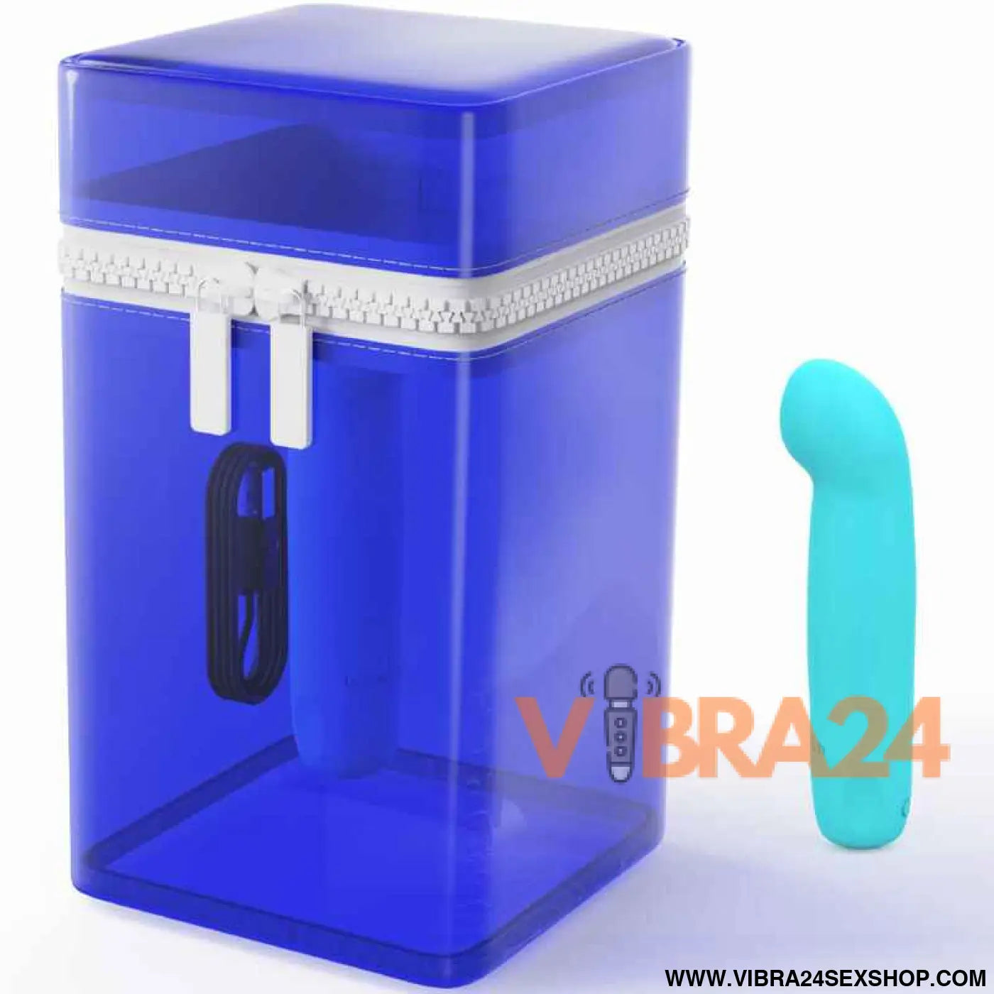 B SWISH - BCUTE CURVE INFINITE CLASSIC EDIO LIMITADA VIBRADOR RECARREGVEL DE SILICONE AZUL