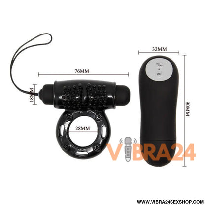 BAILE - ANEL DE CONTROLE REMOTO BAILEY 20V PRETO