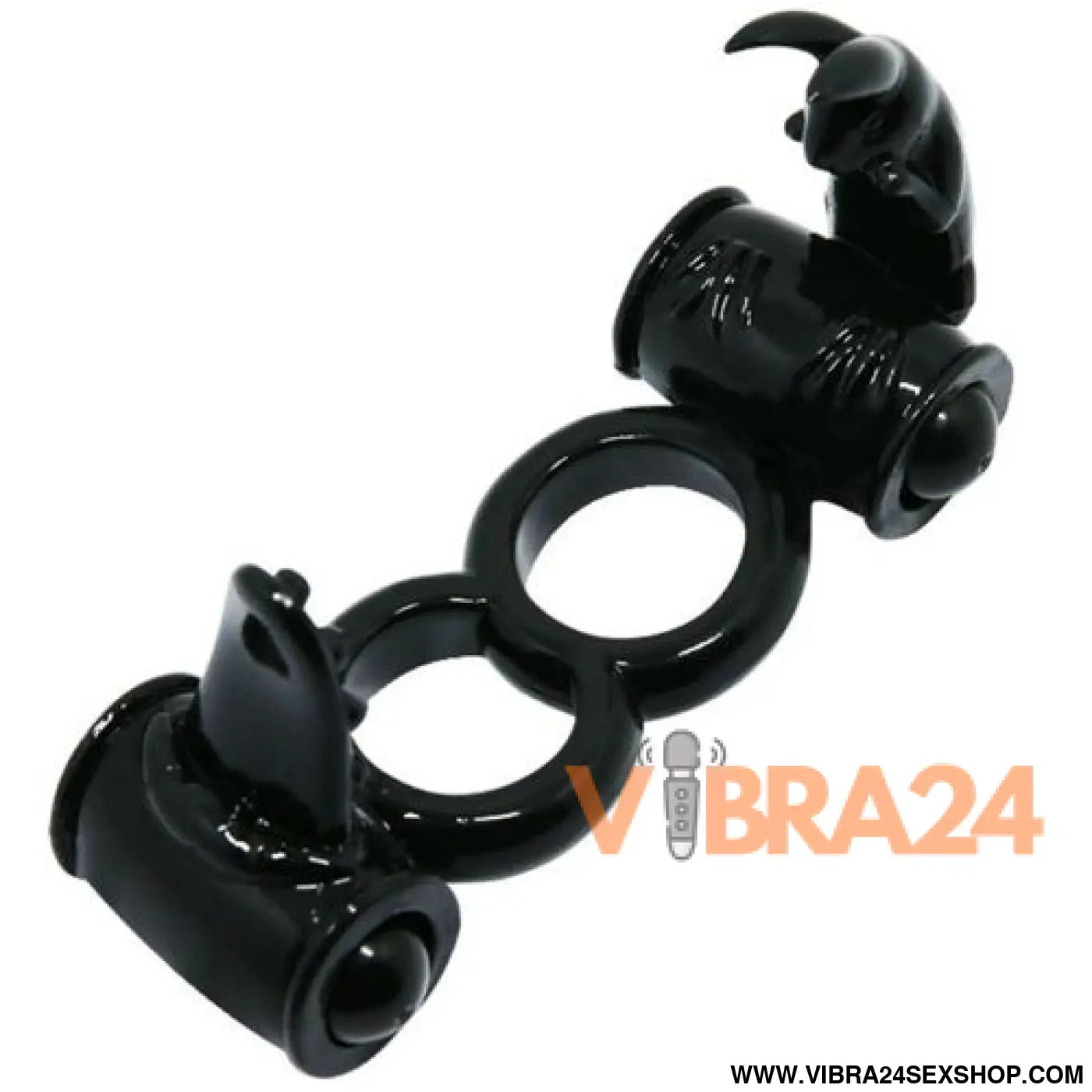 BAILE - Anel Doce Coelho Duplo com Design Duplo