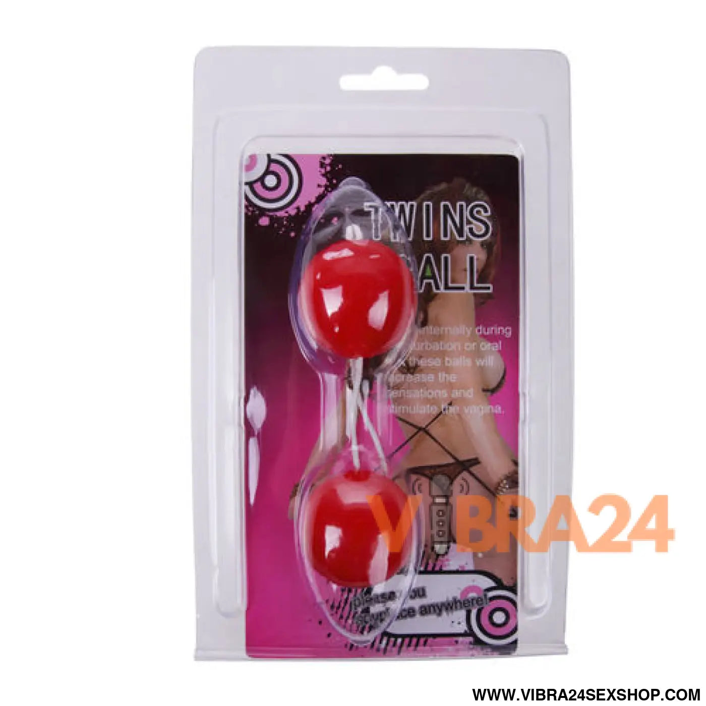 BAILE - Bolas Chinesas Rosa Unissex - Bolas Gêmeas para Relaxamento e Bem-Estar - VIBRA24 SEXSHOP