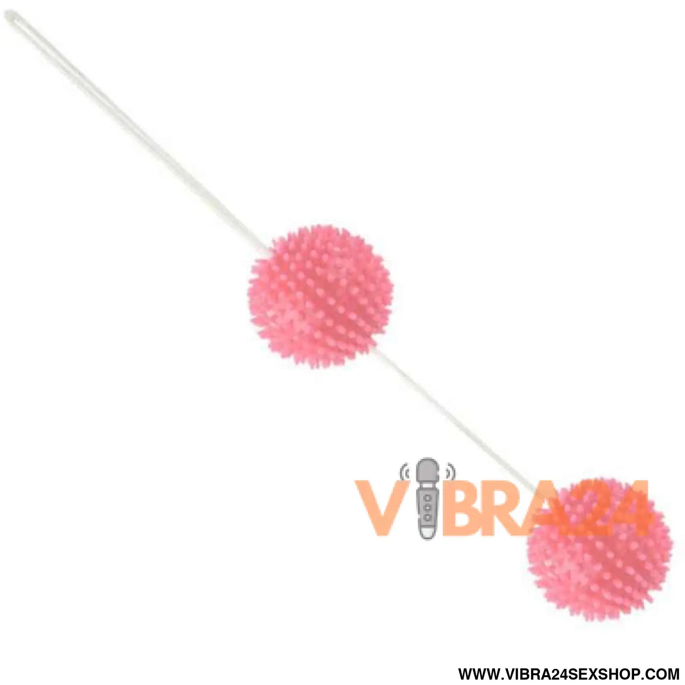 BAILE - Bolas Texturadas Rosa Prazer 3.6 cm para Estímulo Profundo - VIBRA24 SEXSHOP