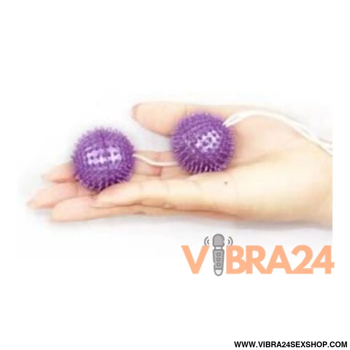 Baile - Bolas Texturadas Roxas para Prazer Profundo 3.60 cm - VIBRA24 SEXSHOP