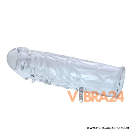 BAILE - Capa para o Pénis em Silicone Rosa 13 cm