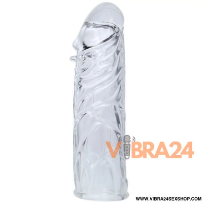 BAILE - Capa para o Pénis em Silicone Rosa 13 cm