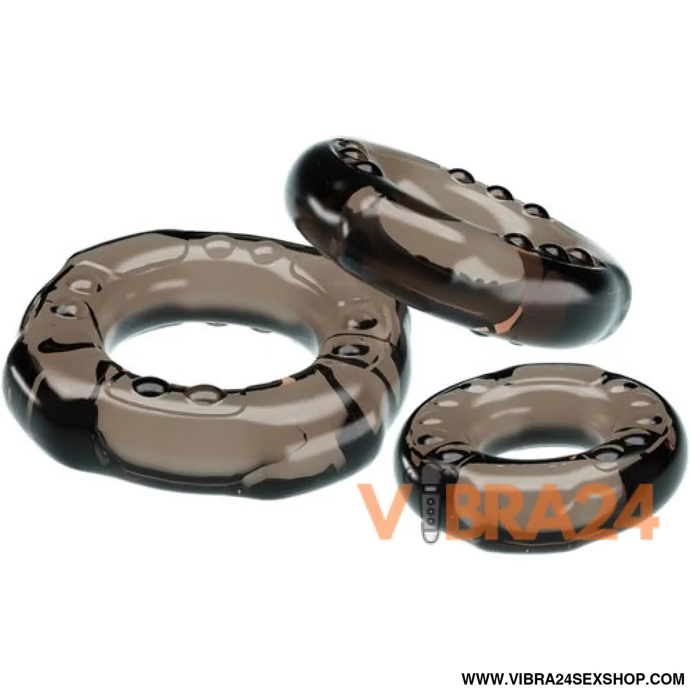 BAILE - COCK RINGS YVONNE CONJUNTO 3 ANÉIS PARA PÉNIS
