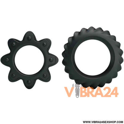 BAILE - KIT 2 ANÉIS FLORESCENTES DE SILICONE - VIBRA24 SEXSHOP