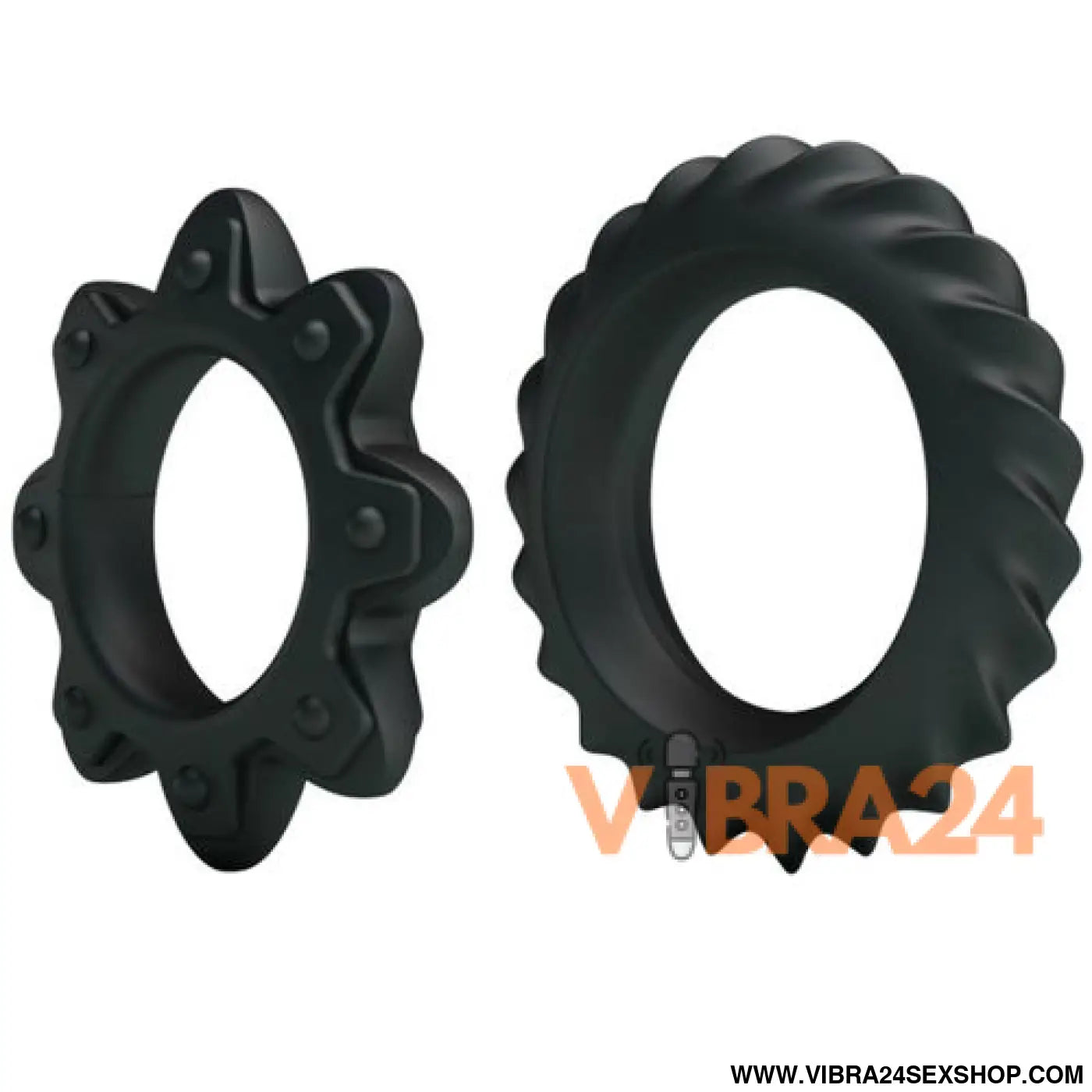 BAILE - KIT 2 ANÉIS FLORESCENTES DE SILICONE - VIBRA24 SEXSHOP