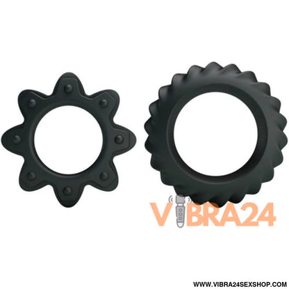 BAILE - KIT 2 ANÉIS FLORESCENTES DE SILICONE - VIBRA24 SEXSHOP