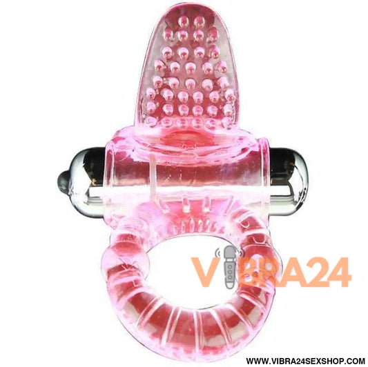 BAILE - SWEET ABS 10 RITMOS ANEL VIBRADOR ROSA PARA O PÊNIS