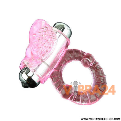 BAILE - SWEET ABS 10 RITMOS ANEL VIBRADOR ROSA PARA O PÊNIS