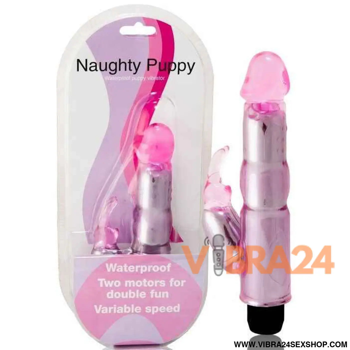 BAILE - VIBRADOR COM ESTIMULADOR ROSA AJUSTVEL