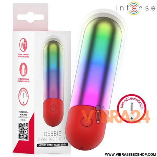 INTENSE - DEBBIE RAINBOW CLITORIS VIBRATÓRIO BULLET