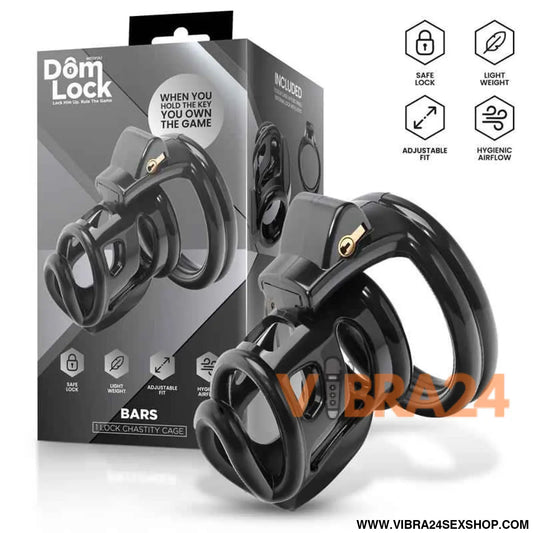 Bars Chastity Cage with Internal Lock