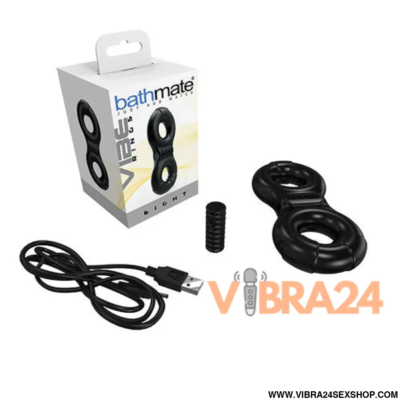 BATHMATE - VIBE ANEL OITO: Anel Vibratório Bathmate para Prazer Intenso