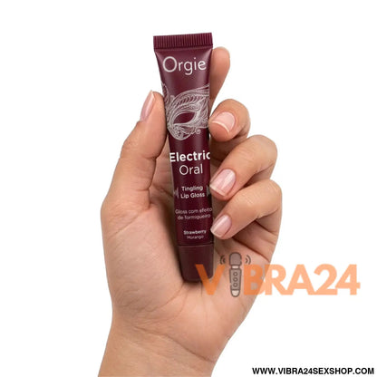 BATOM COM EFEITO FORMIGUEIRO ELECTRIC ORAL TINGLING LIP GLOSS 10ML ORGIE