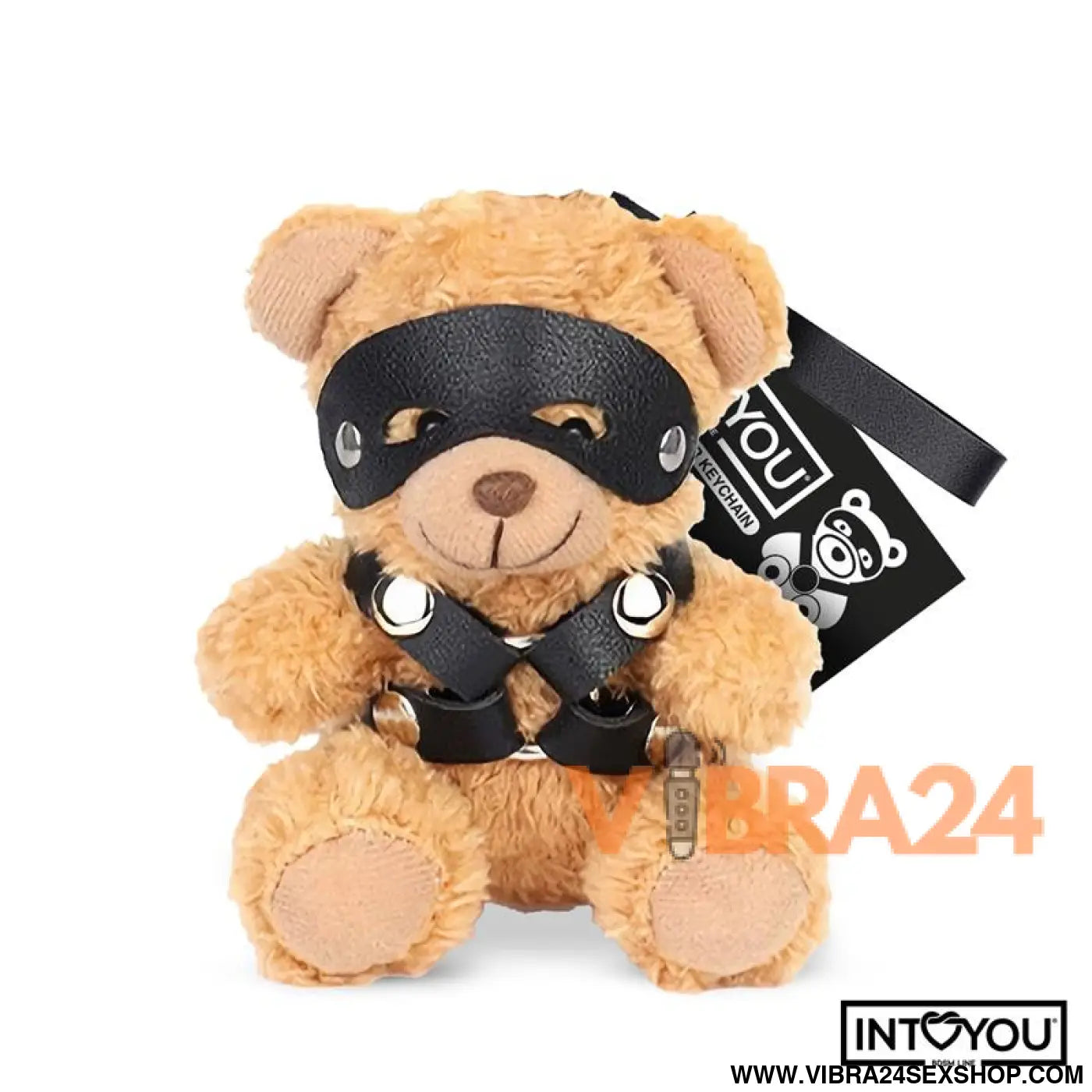 Bearly Keychain BDSM Teddy Bear with Chest Harness