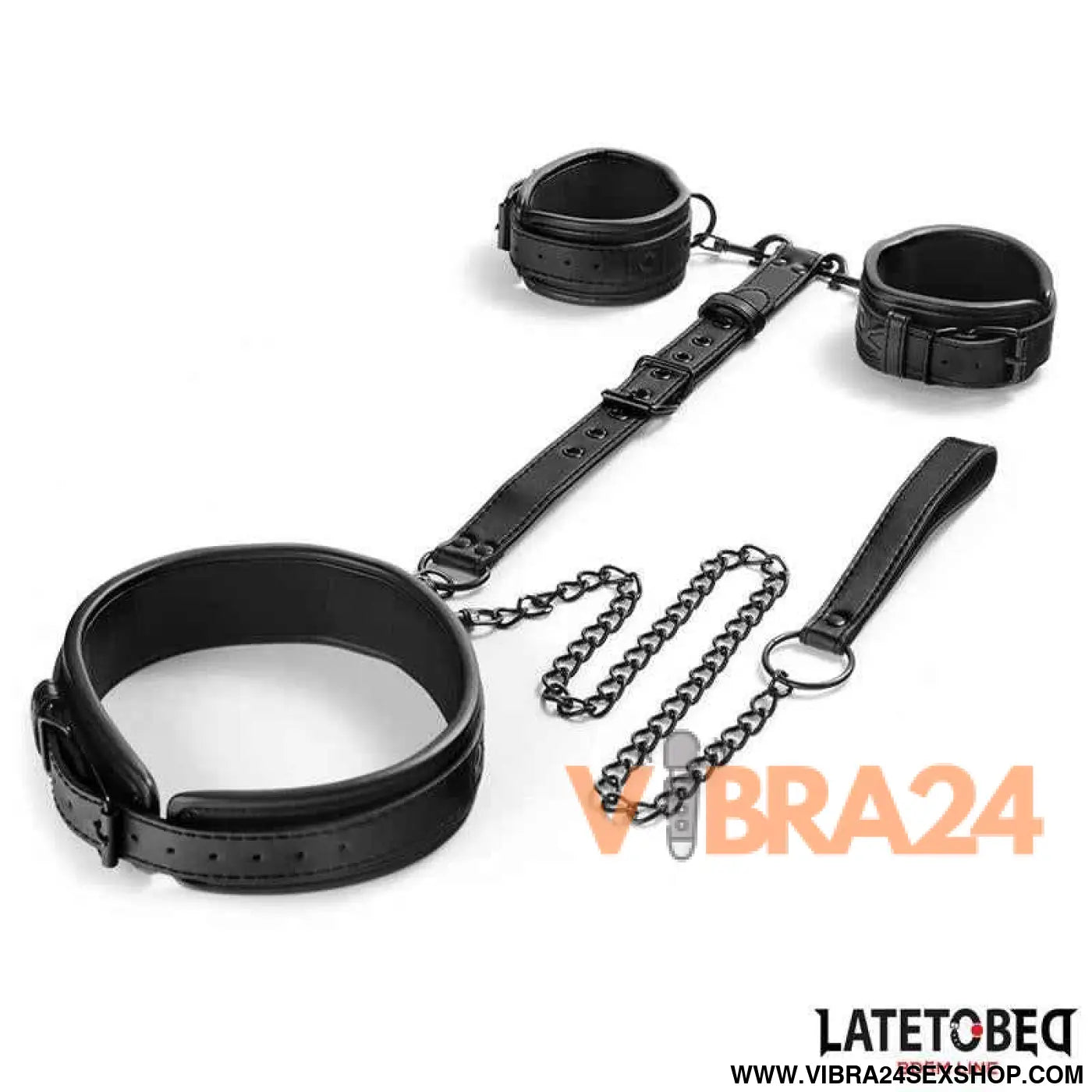 Behind back neck to wrist restraints