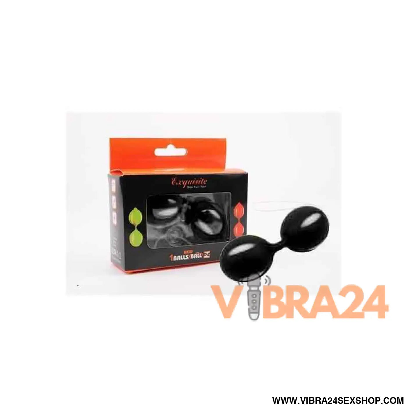 BEN WA BALLS SILICONE 10.3 CM BLACK