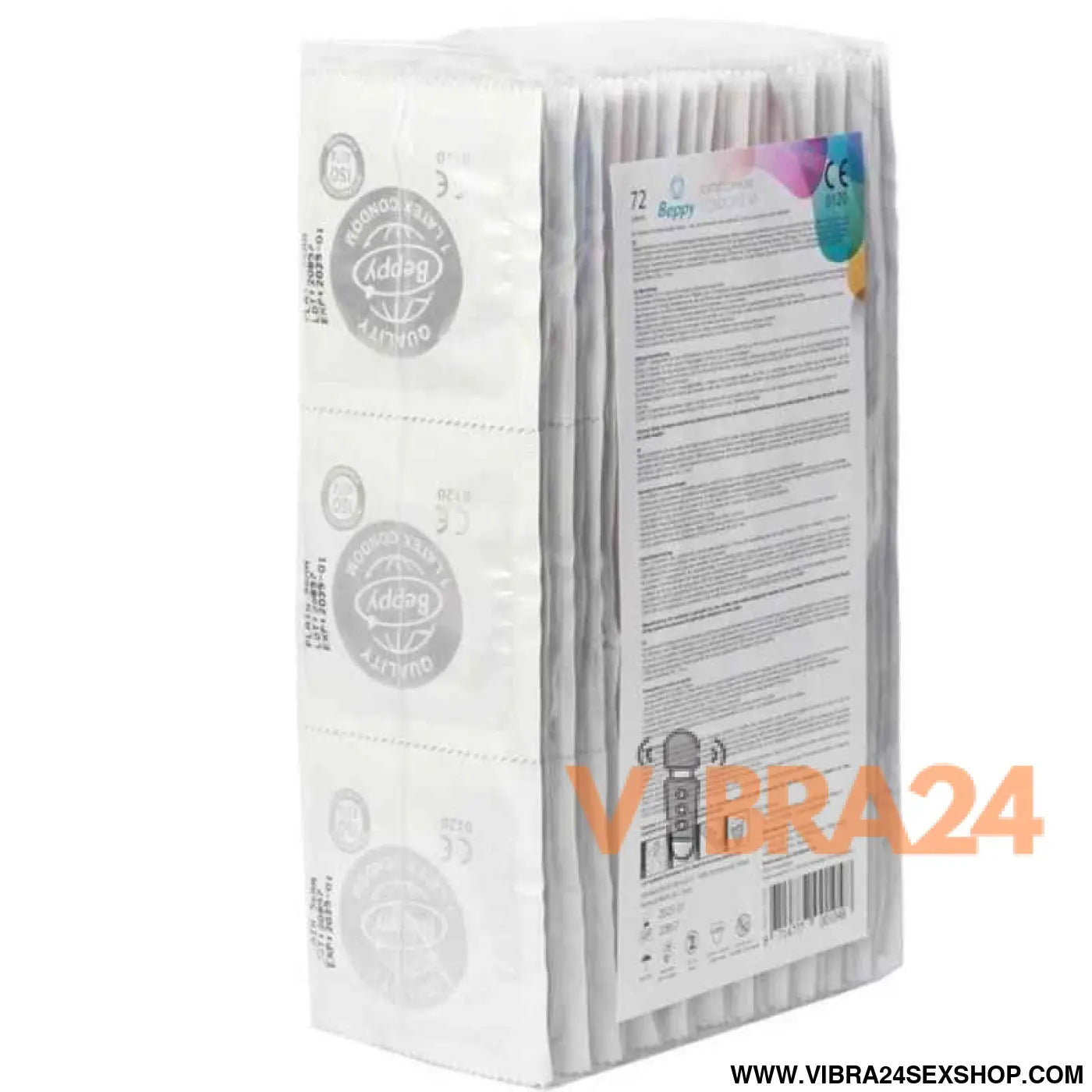 BEPPY - PRESERVATIVOS NATURAIS 72 UNIDADES