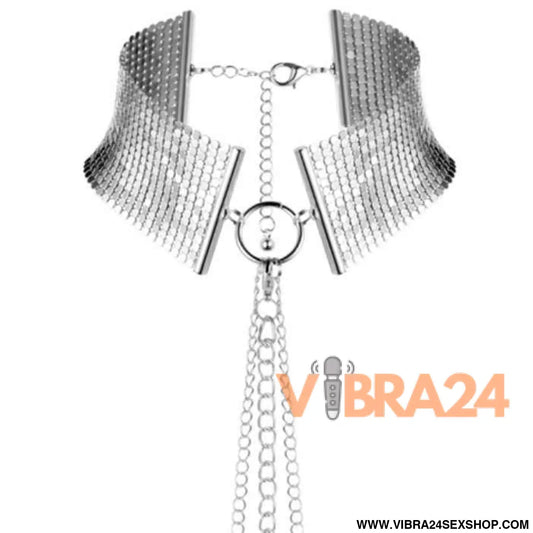 BIJOUX - DÉSIR MÉTALLIQUE COLAR METLICO DE PRATA