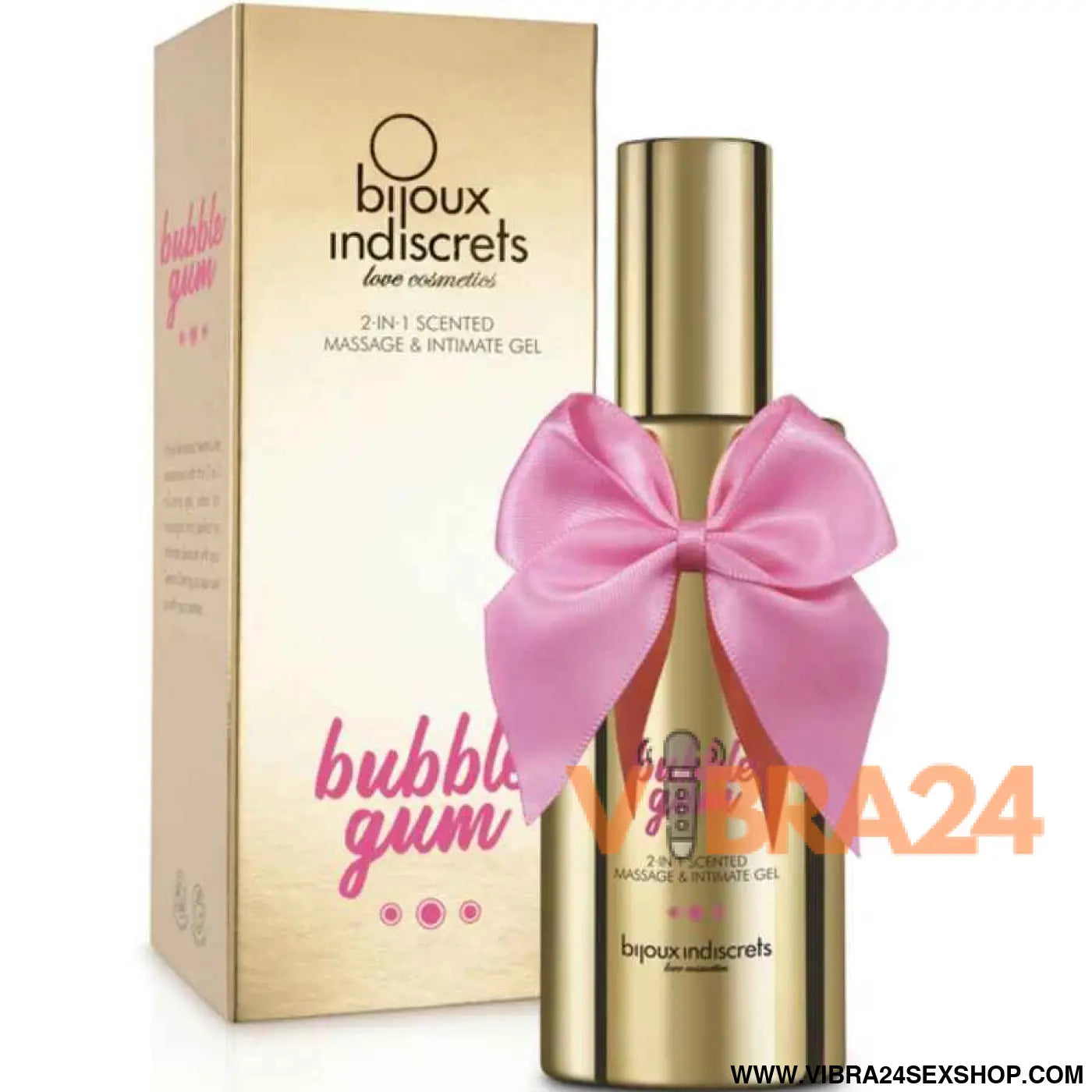 BIJOUX - GEL DE MASSAGEM E ÍNTIMO 2 EM 1 COM PERFUME CHICLETE 100 ML