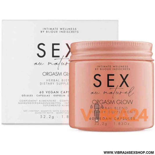 BIJOUX - SUPLEMENTO ALIMENTAR ORGASM GLOW 60 CÁPSULAS