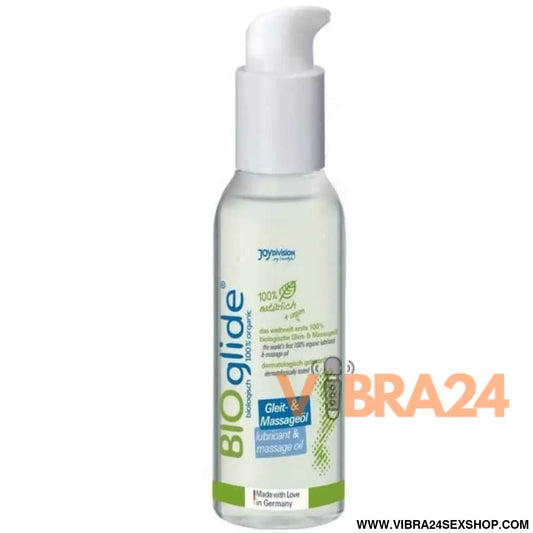 BIOGLIDE - ÓLEO DE MASSAGEM E LUBRIFICANTE ORGÂNICO 125 ML