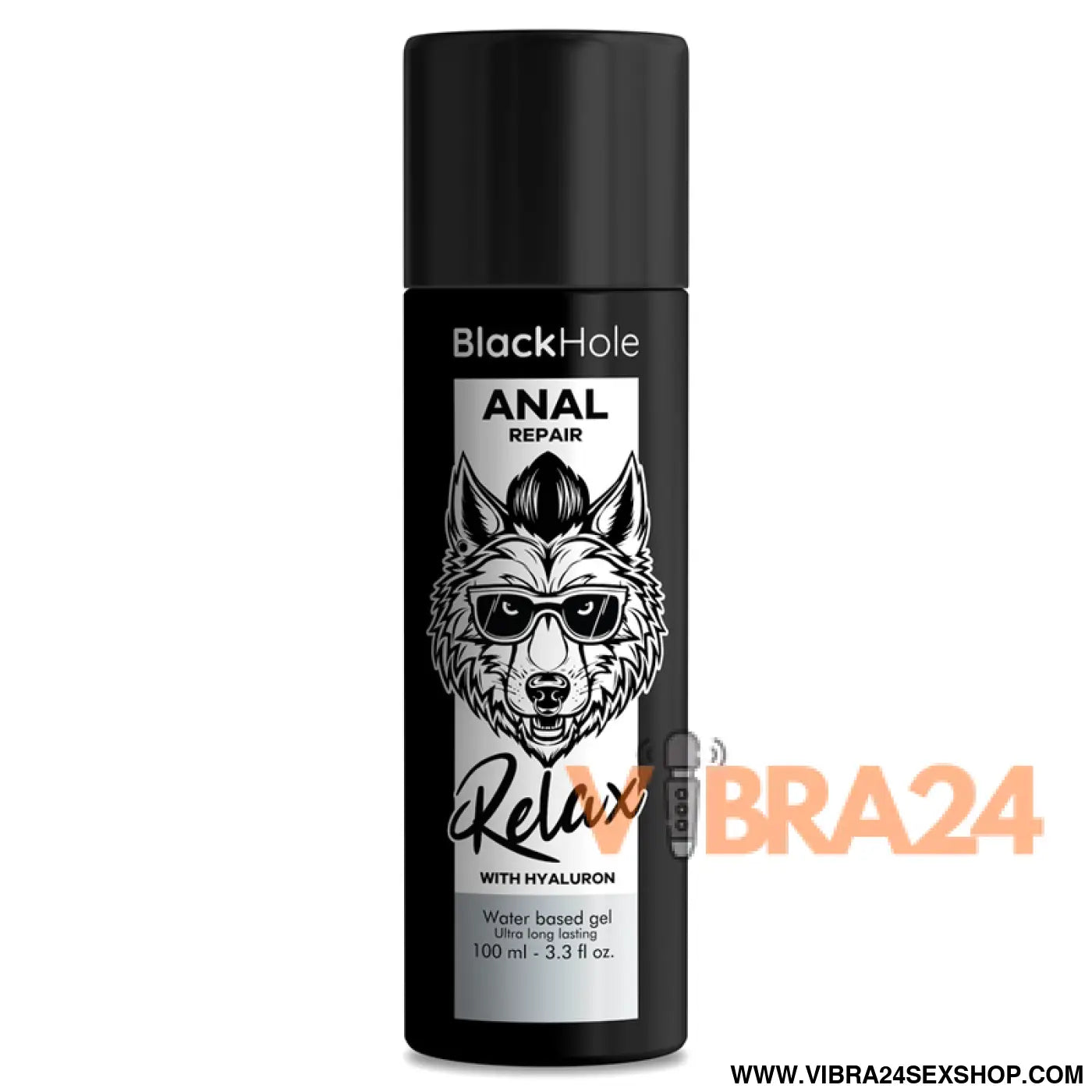 BLACK HOLE - REPARO ANAL RELAXANTE À BASE DE ÁGUA COM HIALURON 100 ML