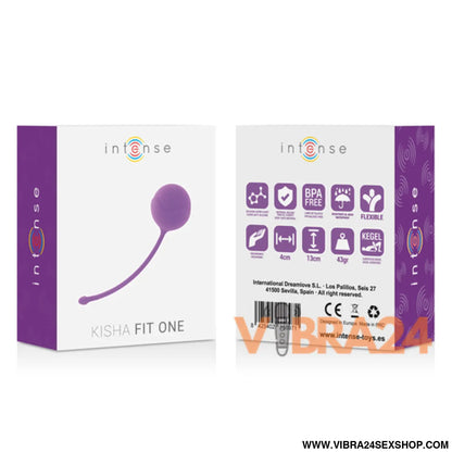 Bola de Kegel Silicone Lilás - INTENSE Kisha Fit One - VIBRA24 SEXSHOP