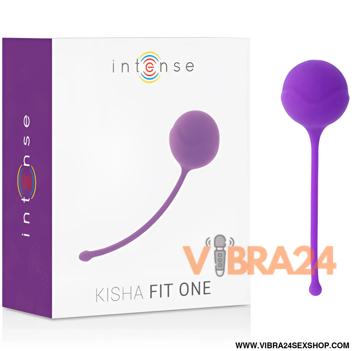 Bola de Kegel Silicone Lilás - INTENSE Kisha Fit One - VIBRA24 SEXSHOP