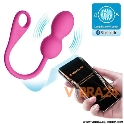 Bolas Vibradoras Recarregáveis Pretty Love Elvira Rosa - Prazer e Estilo - VIBRA24 SEXSHOP