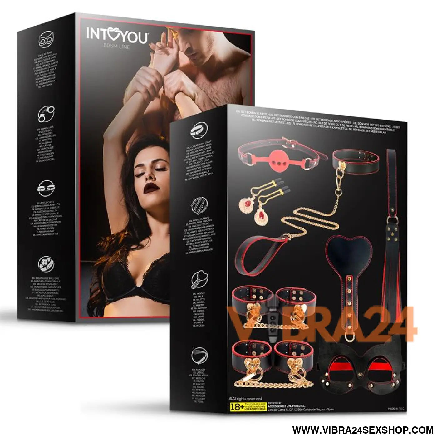 Bondage 8 Pcs Set