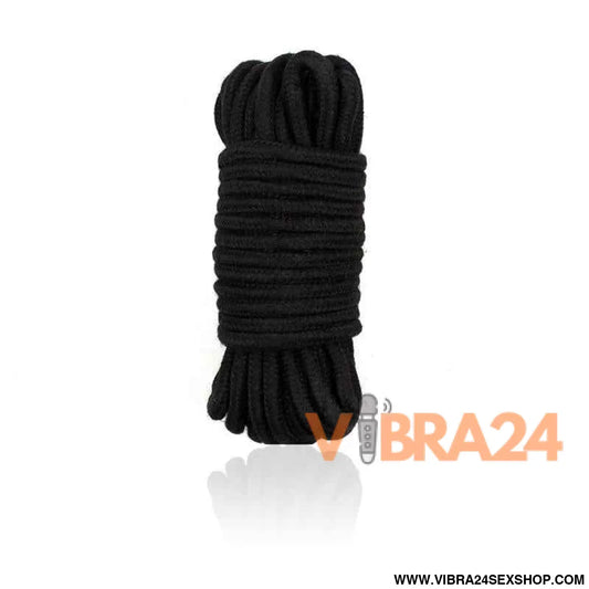Bondage Cotton Rope 10 Meter Black