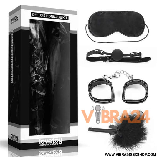 Bondage Kit Deluxe 4 Units Black